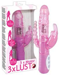 Dubbele vibrator voor zowel de clitoris als anus